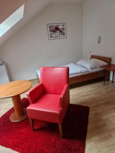 Postel nebo postele na pokoji v ubytování Apartmány Aurelius