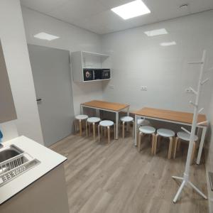 dpaso Urban Hostel的厨房或小厨房