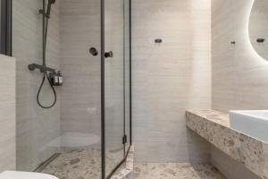 Koupelna v ubytování Alva Hotel Brautarholt