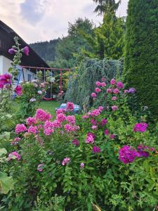 Ogród w obiekcie Haus Flora - Ferienwohnung Bodensdorf