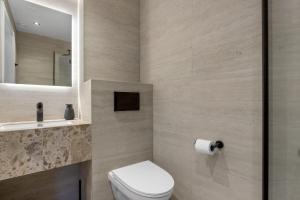 Koupelna v ubytování Alva Hotel Brautarholt