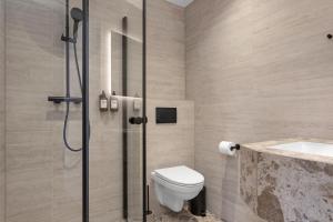 Koupelna v ubytování Alva Hotel Brautarholt