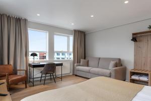 Posezení v ubytování Alva Hotel Brautarholt