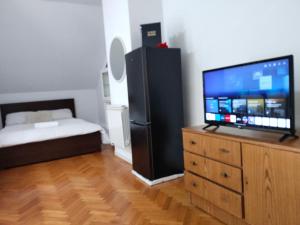 Televisyen dan/atau pusat hiburan di habitación BARAJAS