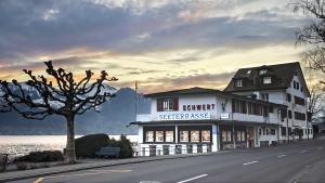 Das Gebäude in dem sich das Hotel befindet