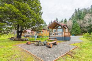 Zahrada ubytování Rainforest Tiny Home Retreat 29