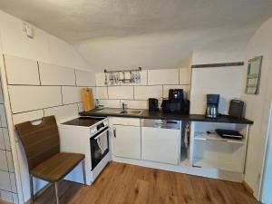 Η κουζίνα ή μικρή κουζίνα στο Gepflegte Monteurwohnung in Rommerskirchen