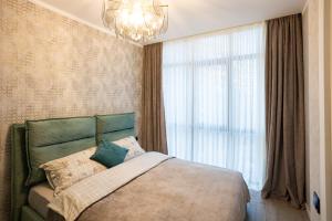 Ένα ή περισσότερα κρεβάτια σε δωμάτιο στο Sea Star with Sea View