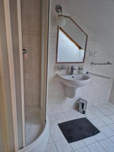 Koupelna v ubytování Apartmány Aurelius