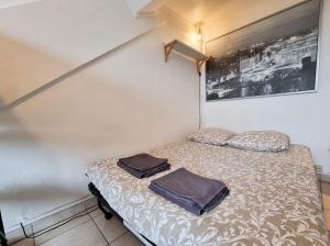 Posteľ alebo postele v izbe v ubytovaní EXIGEHOME-Studio au coeur de Versailles