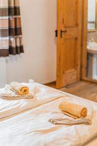 Posteľ alebo postele v izbe v ubytovaní Dachstein Chalet Goisern