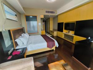 TV in/ali zabaviščno središče v nastanitvi Meritz Hotel