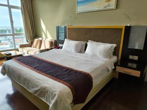 Postelja oz. postelje v sobi nastanitve Meritz Hotel