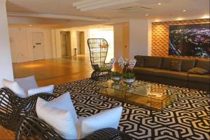 Χώρος καθιστικού στο Flat dentro do Parque do Peão de Barretos