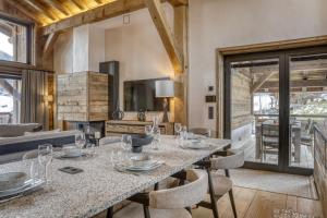 Posezení v ubytování Chalet Alpestre