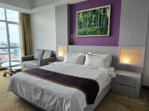 Postelja oz. postelje v sobi nastanitve Meritz Hotel