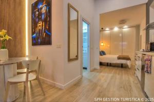 Ένα ή περισσότερα κρεβάτια σε δωμάτιο στο Apartamento Somo Home