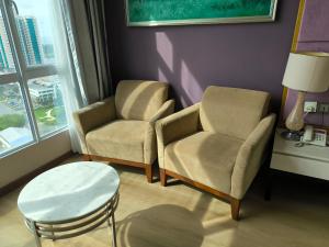 Predel za sedenje v nastanitvi Meritz Hotel