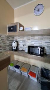 Kuchyň nebo kuchyňský kout v ubytování Casa Mare Blu Agropoli - Blu Oltremare