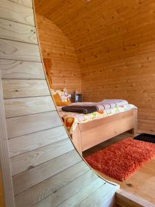 Postel nebo postele na pokoji v ubytování Vila Dobar Pogled
