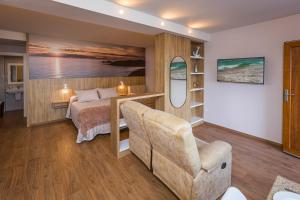 Posteľ alebo postele v izbe v ubytovaní TOURIÑÁN MAR