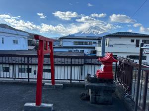 山景或在民宿看到的山景