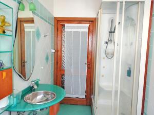 Koupelna v ubytování B&B Corallo