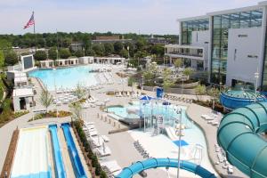 an aerial view of a pool at a resort at Gaylord Opryland Resort & Convention Center in Nashville