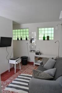 TV a/nebo společenská místnost v ubytování La Sarrasine