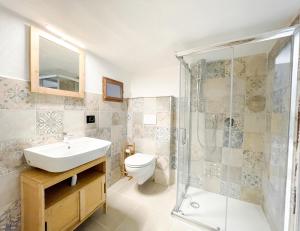 Koupelna v ubytování Confortevole Appartamento Nel Centro Storico