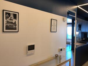 Kuchyň nebo kuchyňský kout v ubytování Appartement Design aux Porte de Paris