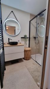 Koupelna v ubytování Appartement Manieldi - Golfe de St-Tropez