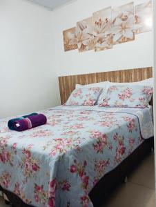 Postel nebo postele na pokoji v ubytování Espaço inteiro - LOFT confortavel