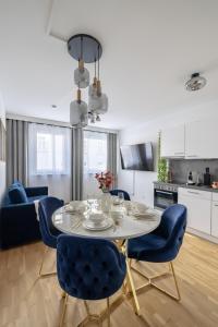 Kuchyň nebo kuchyňský kout v ubytování EA- Design Apartment nähe Hauptplatz
