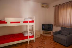 Postel nebo postele na pokoji v ubytování Hotel Blu Mare