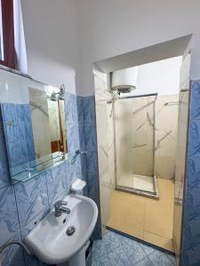 Koupelna v ubytování Hotel Blu Mare