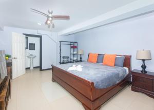 Letto o letti in una camera di Casa Zun Zun Roatan