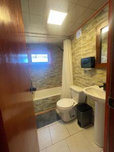 Et badeværelse på Bauda Cabaña Costera + 18 billeder