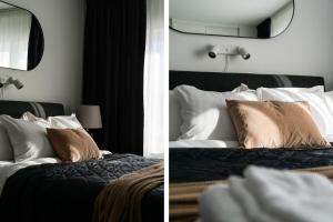Postel nebo postele na pokoji v ubytování Guestly Homes - Modern Studio Apt