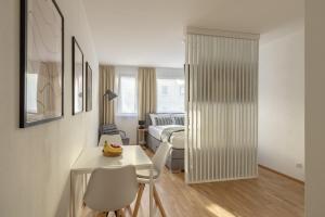 Posezení v ubytování EA-Modernes Studio nähe Hauptplatz