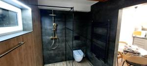 Kúpeľňa v ubytovaní Apartman Široká