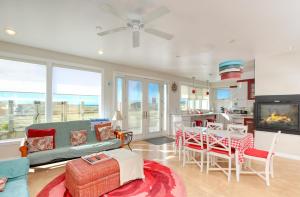 a living room with a couch and a table at 1460 Strand Way in Oceano