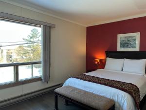 Postel nebo postele na pokoji v ubytování Motel Chantolac