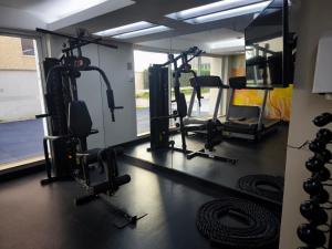 Fitness centrum a/nebo fitness zařízení v ubytování Inter Paulista - Flat Hotel