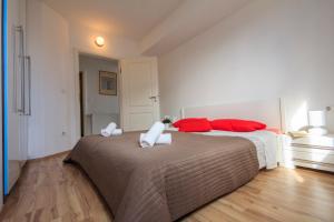 Posteľ alebo postele v izbe v ubytovaní Apartment Volme