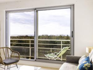 Balkoni atau teres di Studio à deux pas de la plage avec balcon et wifi - FR-1-821-4