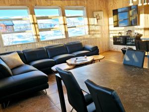 Posezení v ubytování Aurora Vacation Homes Fagravik