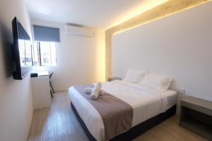 Postel nebo postele na pokoji v ubytování Loft 82