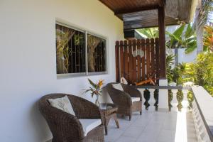 Μπαλκόνι ή βεράντα στο Nid'Aigle Lodge