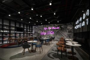 Posezení v ubytování Wanda Moments, Suzhou Science and Technology Town